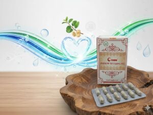 alt="Fohow XueQingFu Dose mit 120 Kapseln Nattokinase und Traubenkernextrakt"